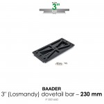 3" Dovetail Bar, 230 mm, flat (Losmandy)
