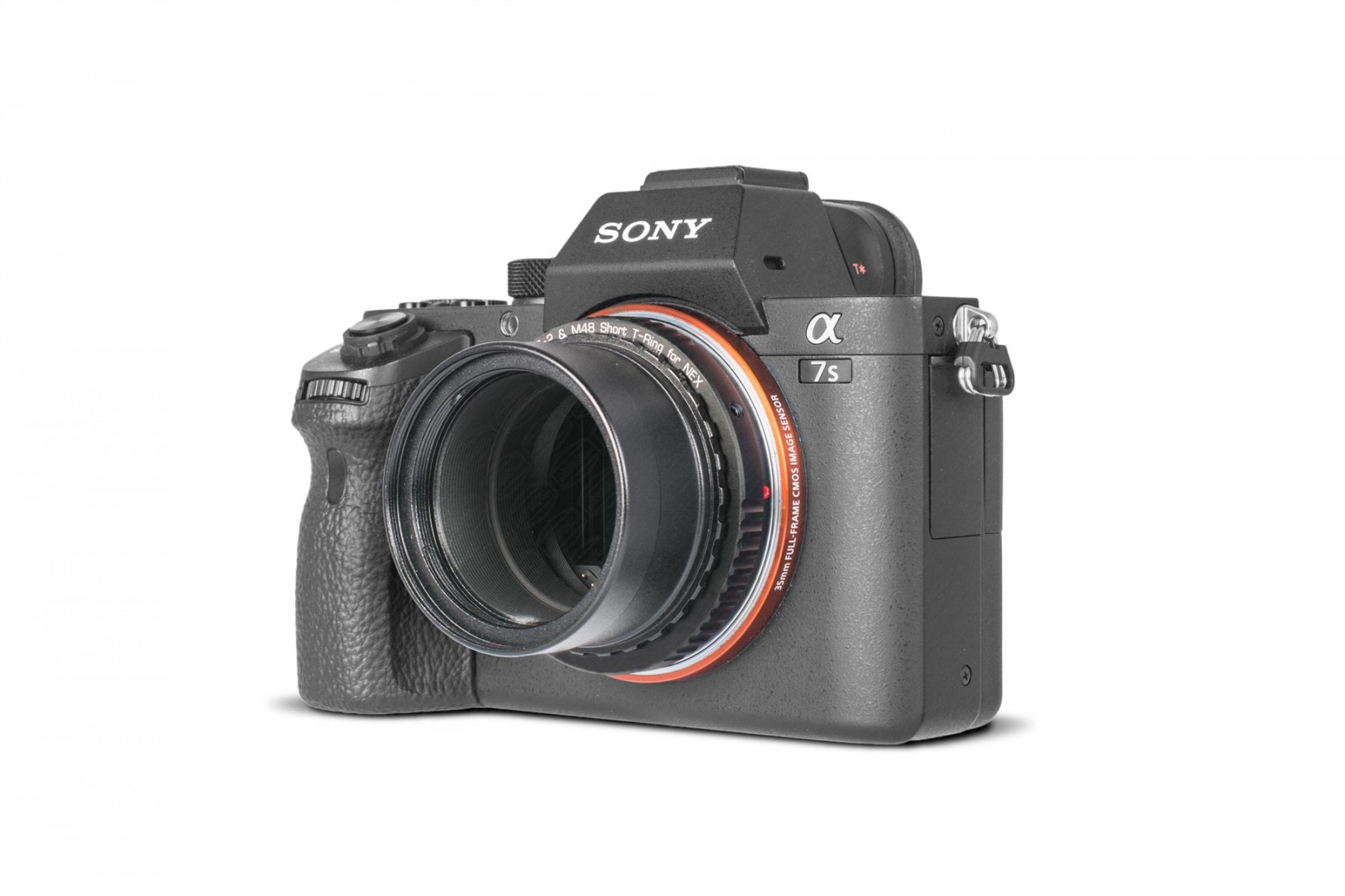 Application Image: Sony E/NEX T-Ring with 2"/S52 barrel and T-2 inner thread