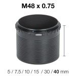 M48 Extension Tubes (5 / 7.5 / 10 / 15 / 30 / 40 mm)