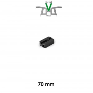 Schiene V, 70mm für Zeiss-Diascope / Leica-Spektive