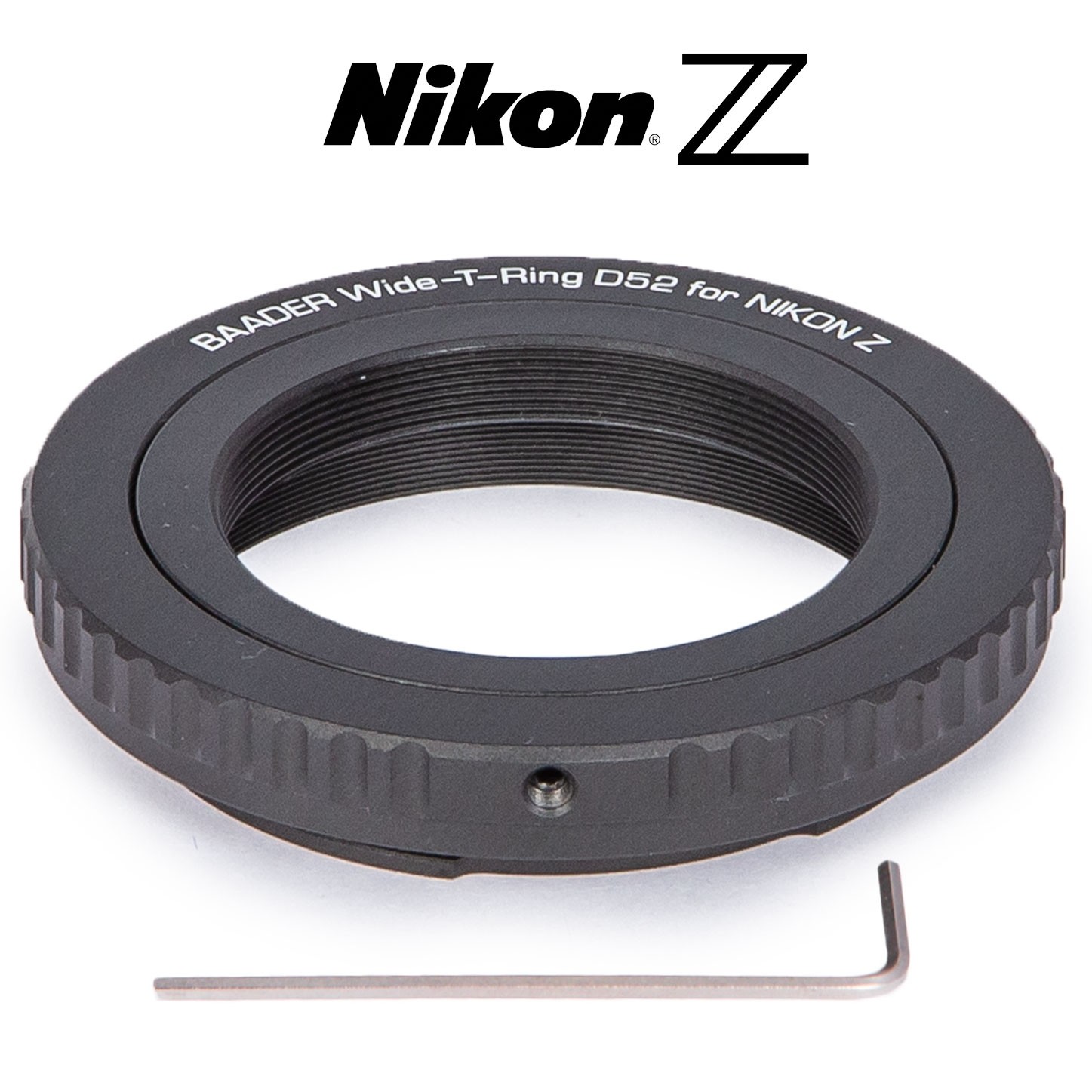 Baader Wide-T-Ring Nikon Z (for Nikon Z bajonet) with D52i to T-2 