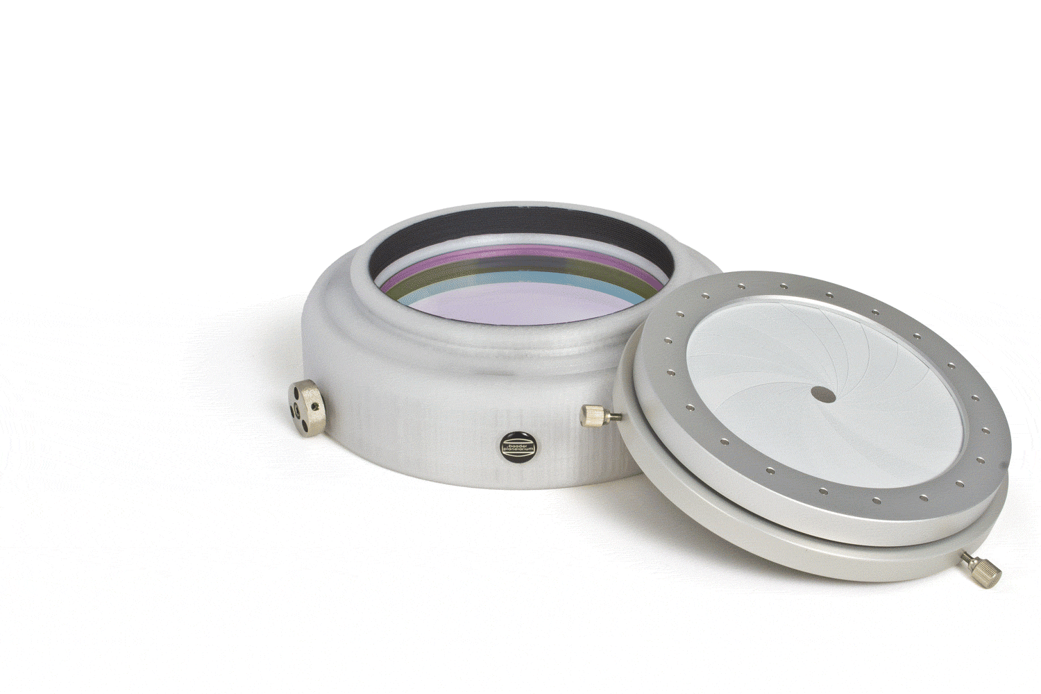 Application image: D-ERF Filter with 3D-printed filter holder and steplessly variable diaphragm