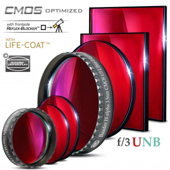 H-alpha f/3 Ultra-Highspeed-Filter (3.5nm) – CMOS-optimized