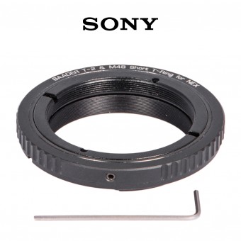 Wide-T-Ring Sony E/NEX Bajonet with D52/M48i to T-2i