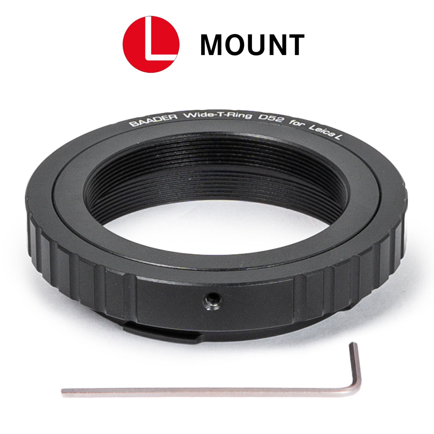 Wide-T-Ring for Leica, with D52i to T-2 and