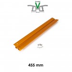 V-Dove Tail orange anodized, 455mm, drilled for Celestron 9.25“ and 11“ SC / HD