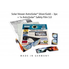 Bundle: AstroSolar Safety Film and Solar Viewers