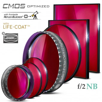 S-II  f/2 Highspeed-Filter (6.5nm) – CMOS-optimiert