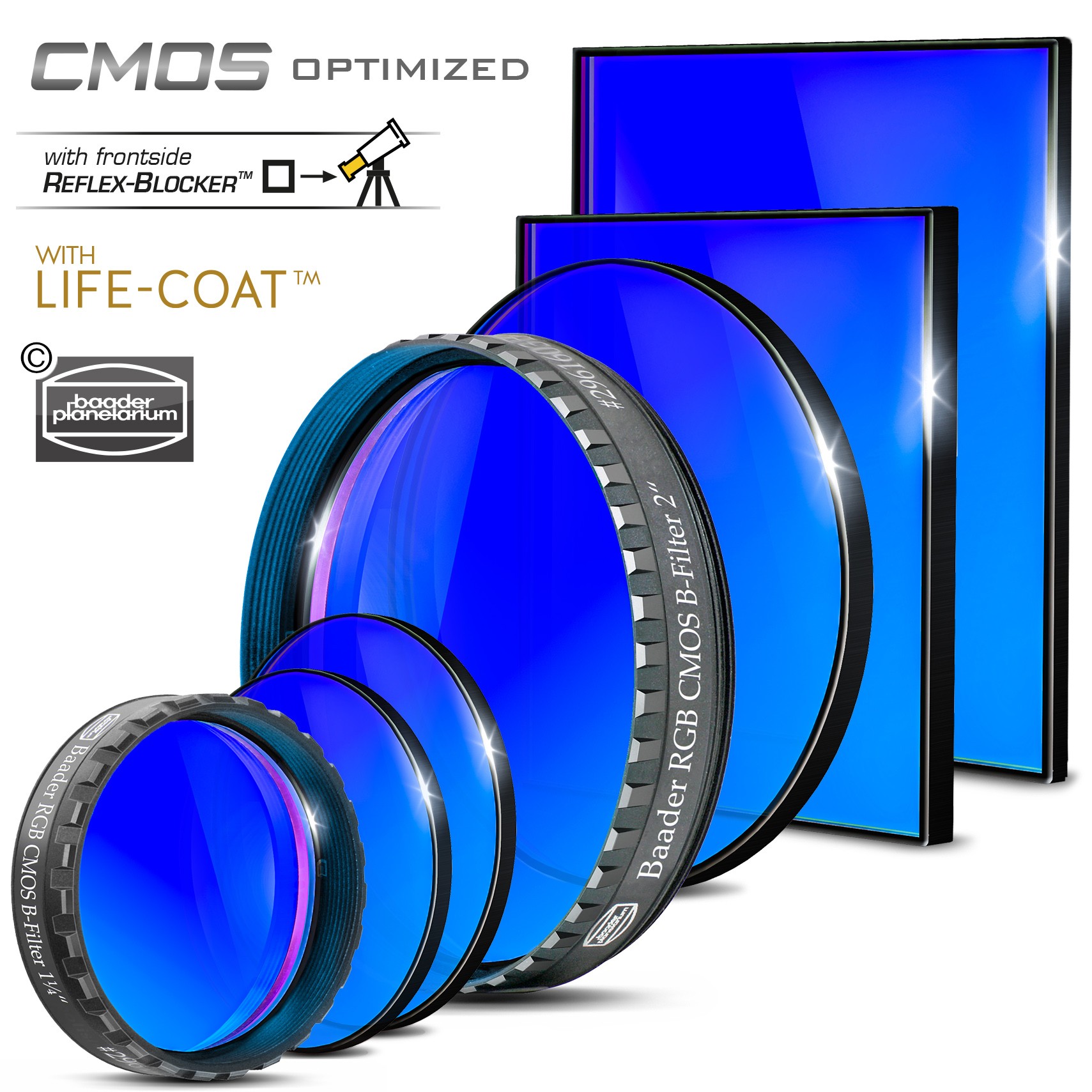 RGB B-Filter – CMOS-optimiert