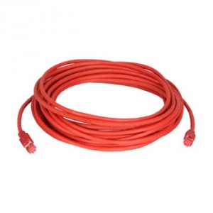 Network Cable (red) with ColdTemp-specified CAT-7 wire – available in 3,  5, 15, 30 Meter