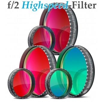 Baader f/2 Highspeed-Filters (H-alpha, O-III, S-II)