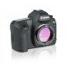 Canon EOS Protective T-Ring mit montiertem Filter. Kamera nicht im Lieferumfang enthalten