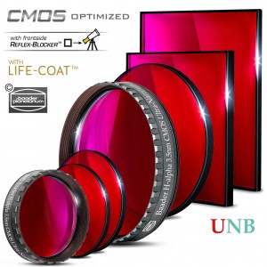 H-alpha Ultra-Narrowband-Filter (3.5nm) – CMOS-optimiert