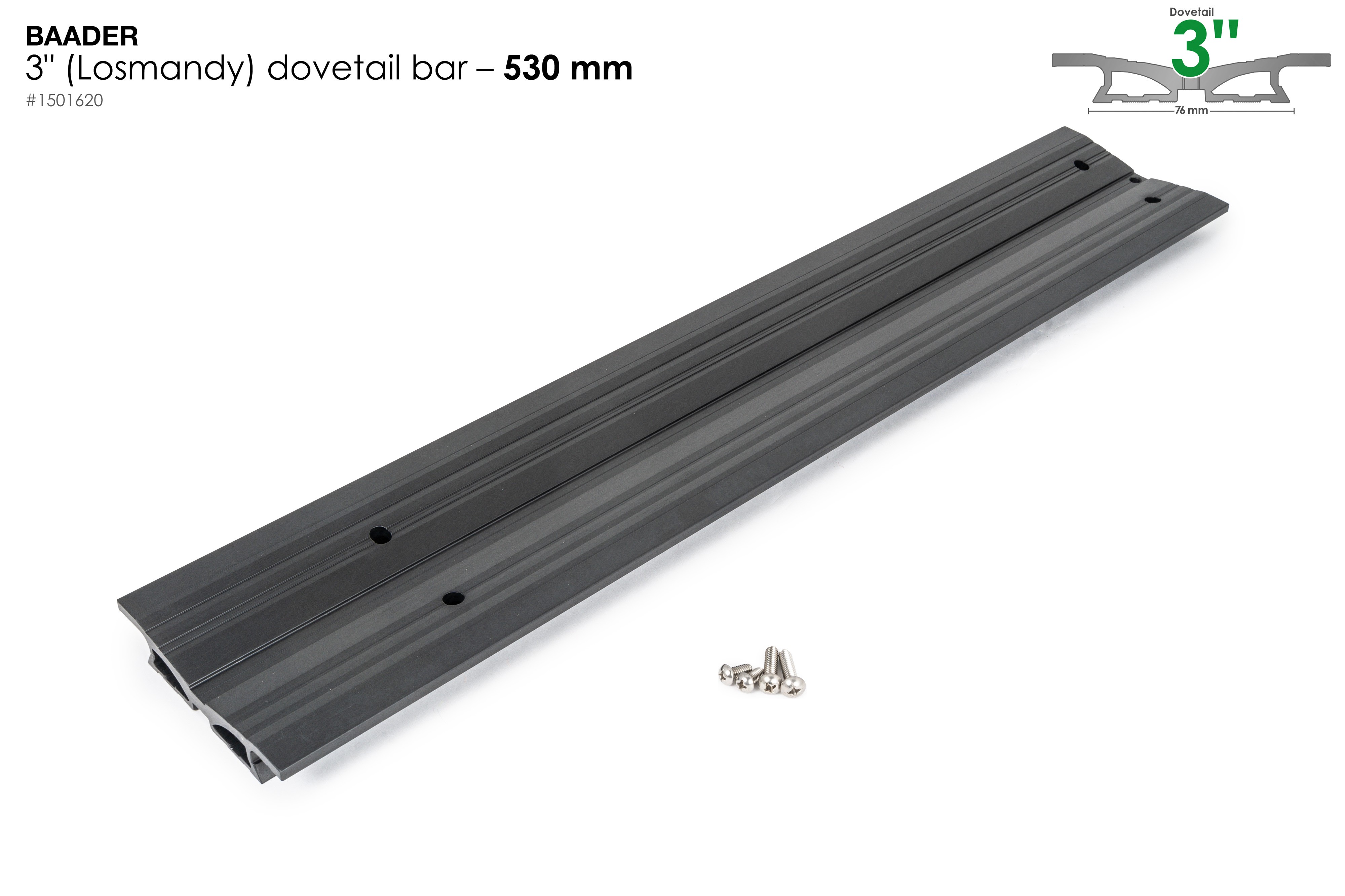 Baader 3" Dove Tail Bar 530mm (20,5")