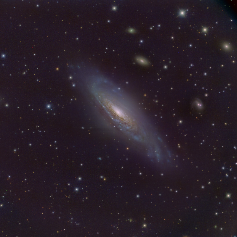 Application: NGC7331 taken by the “Two-Meter Twin Telescope” at the Teide Observatory of the Instituto de Astrofísica de Canarias (Tenerife, Spain) with Baader UV/IR-Cut / L and Baader SLOAN/SDSS g'-Filter, r'-Filter, i'-Filter