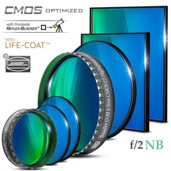 O-III  f/2 Highspeed-Filter (6.5nm) – CMOS-optimiert