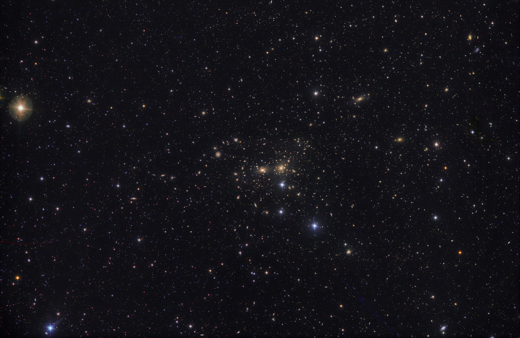 Application image:: (C) Michael Jäger: Coma Cluster 40/40/40 minutes with 11 "RASA and QHY 600 EB at 2x2 Modus