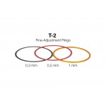 T-2 Fine-Adjustment rings (0,3 / 0,5 / 1 mm) - Aluminium