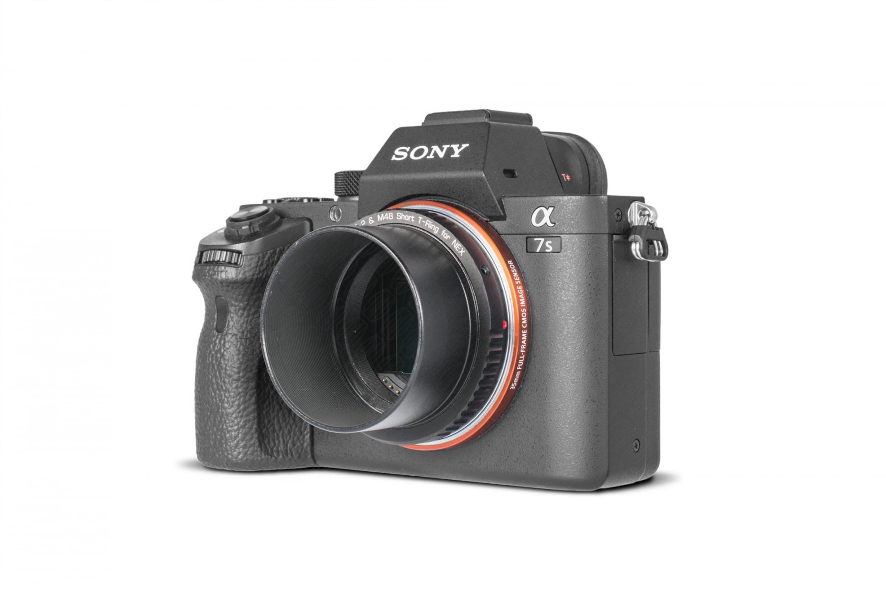 Application Image: Sony E/NEX T-Ring with 2"/S52 barrel and M48 inner thread